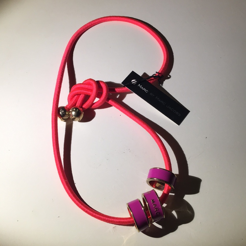 Brand New MBMJ elastic necklace with logo charm